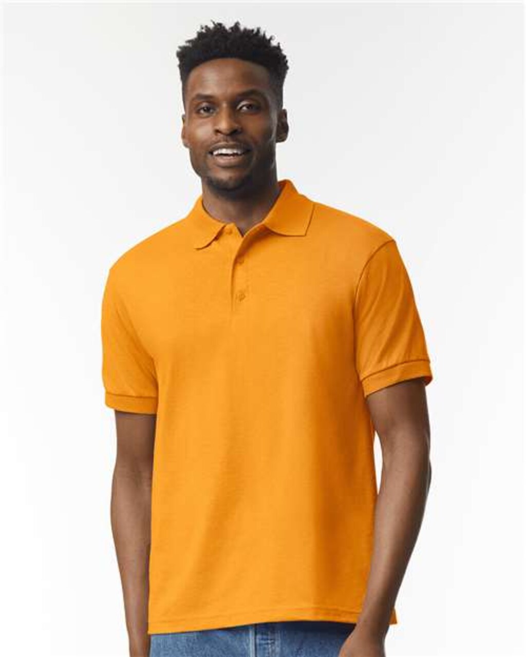 Gildan DryBlend Jersey Polo Short Sleeve T-Shirt for Workwear, Casual Style & Everyday Comfort